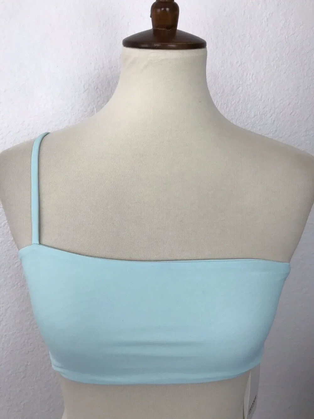 Frankie Swim Women Sz 8 Swimwear One Shoulder Strap Bikini Top NWT